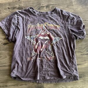 Rolling Stones Graphic Tee Lucky Brand Large